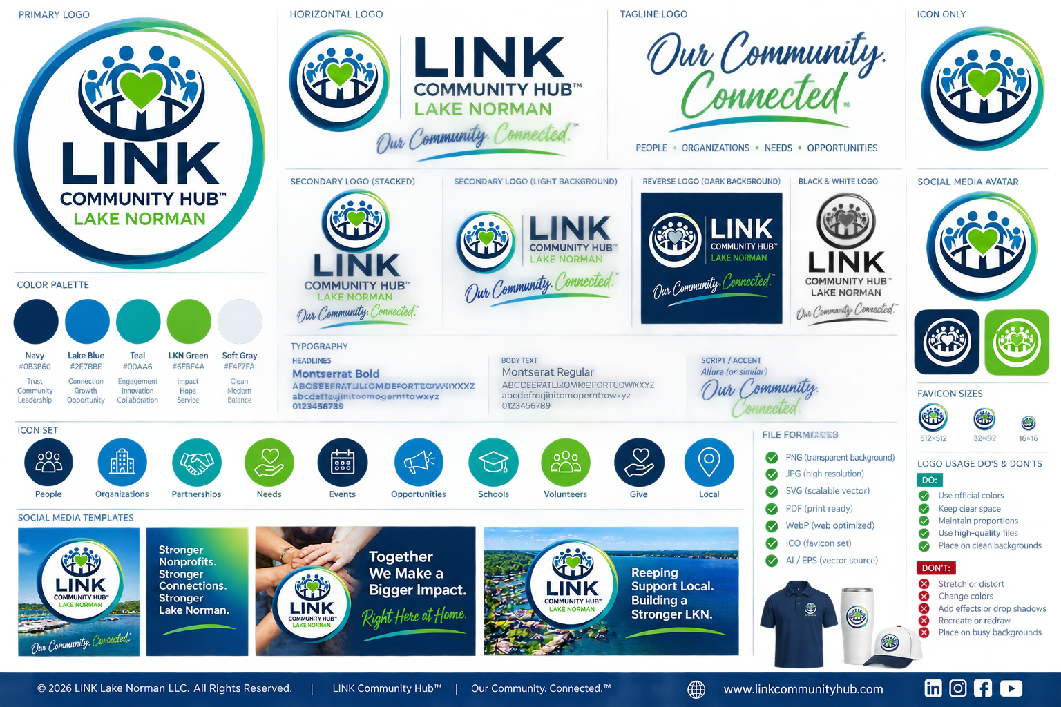 LINK approved brand kit source of truth