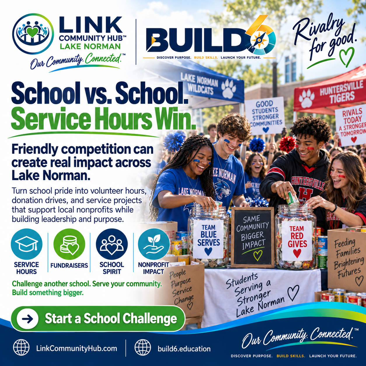School versus school service challenge