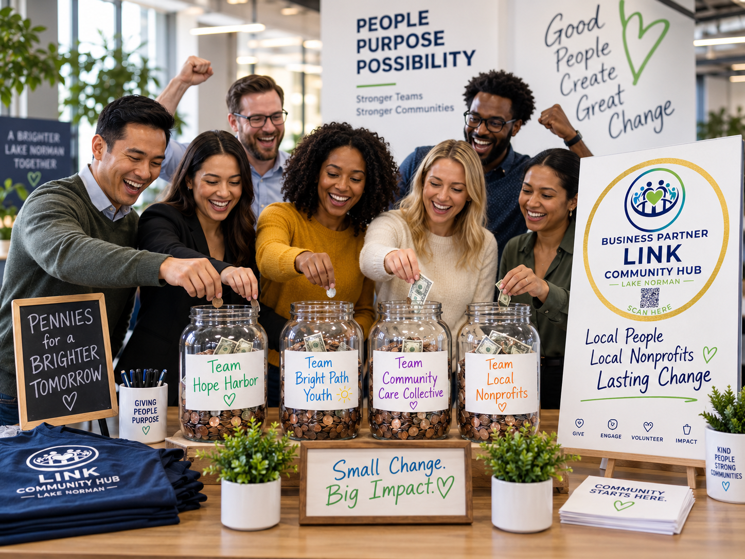 Businesses supporting meaningful local community impact