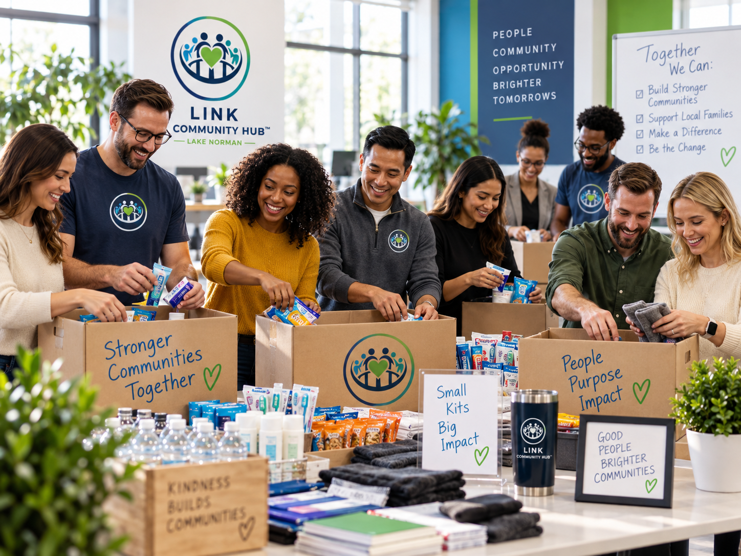 Employees building culture and community impact together