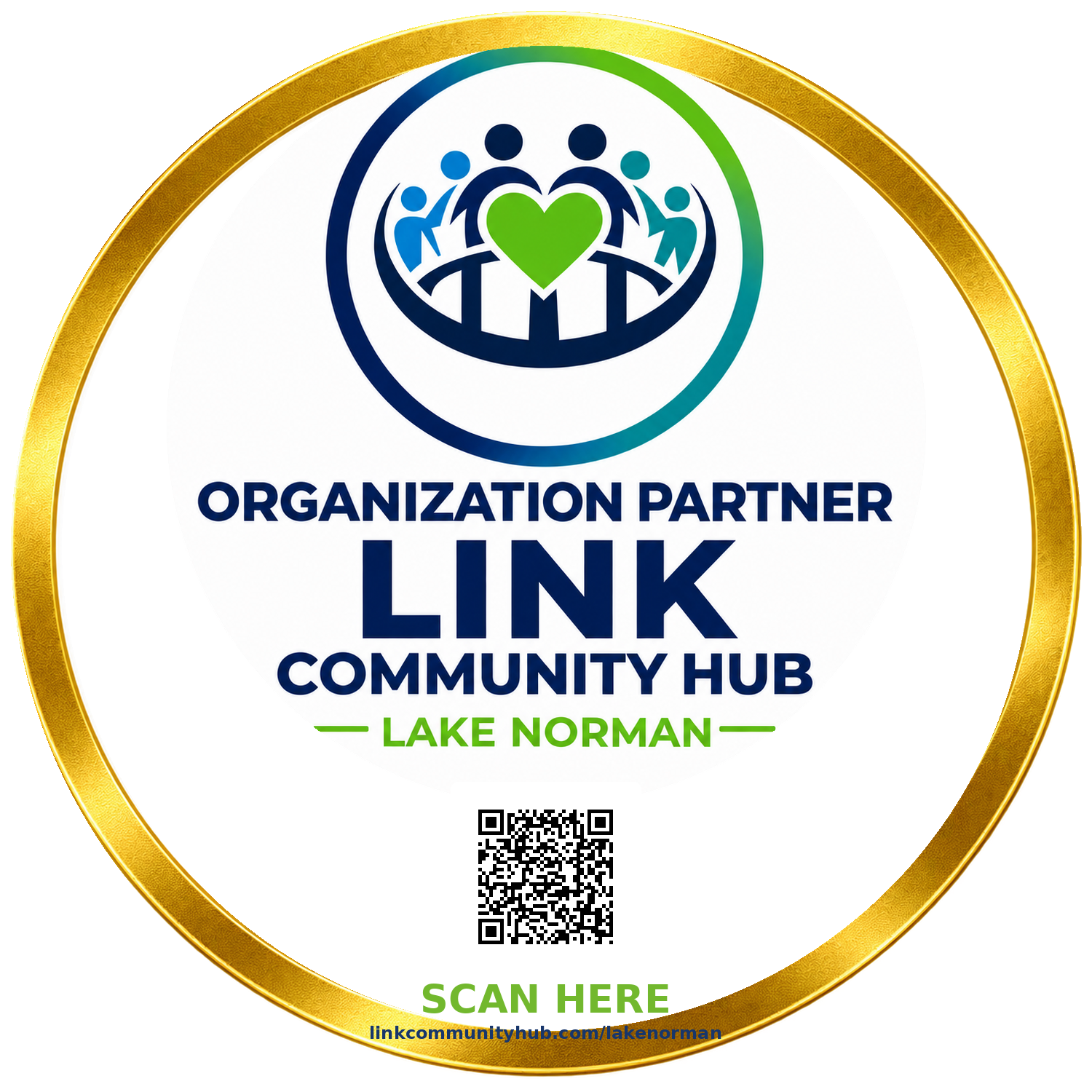 LINK Community Hub Organization Partner badge