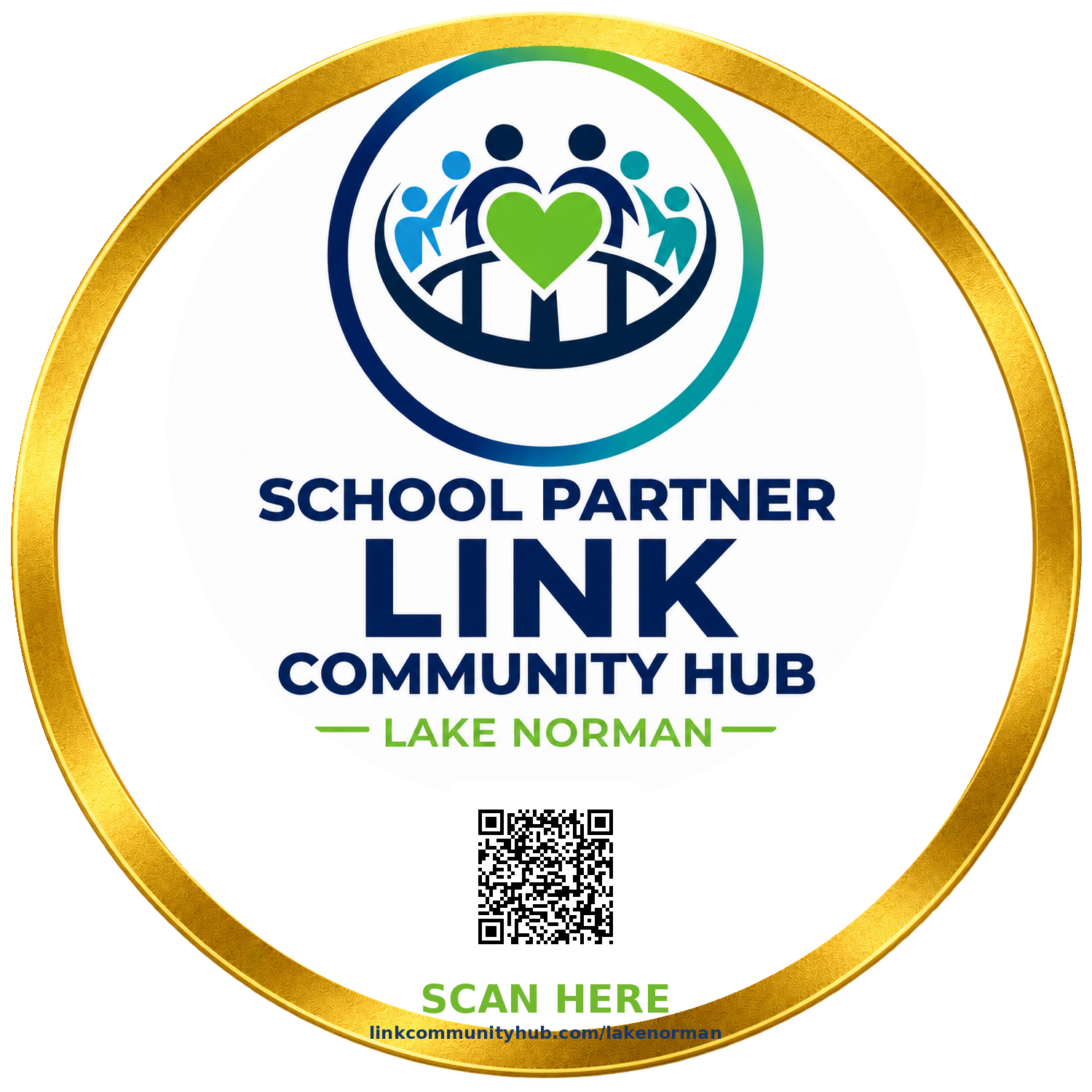 LINK Community Hub School Partner badge