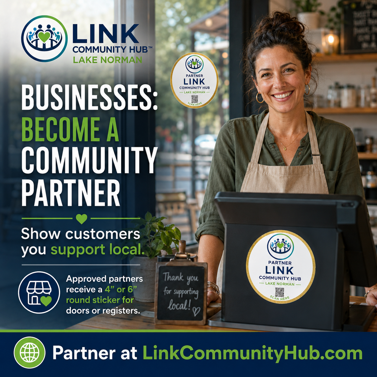LINK partner registration flyer